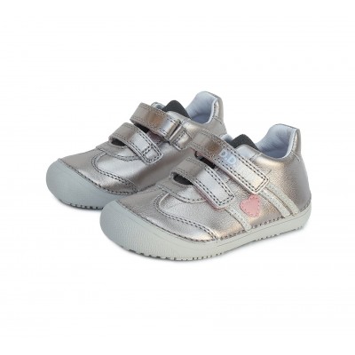 D.D. step barefoot dievčenská detská celokožená obuv S063-348 A Bronze